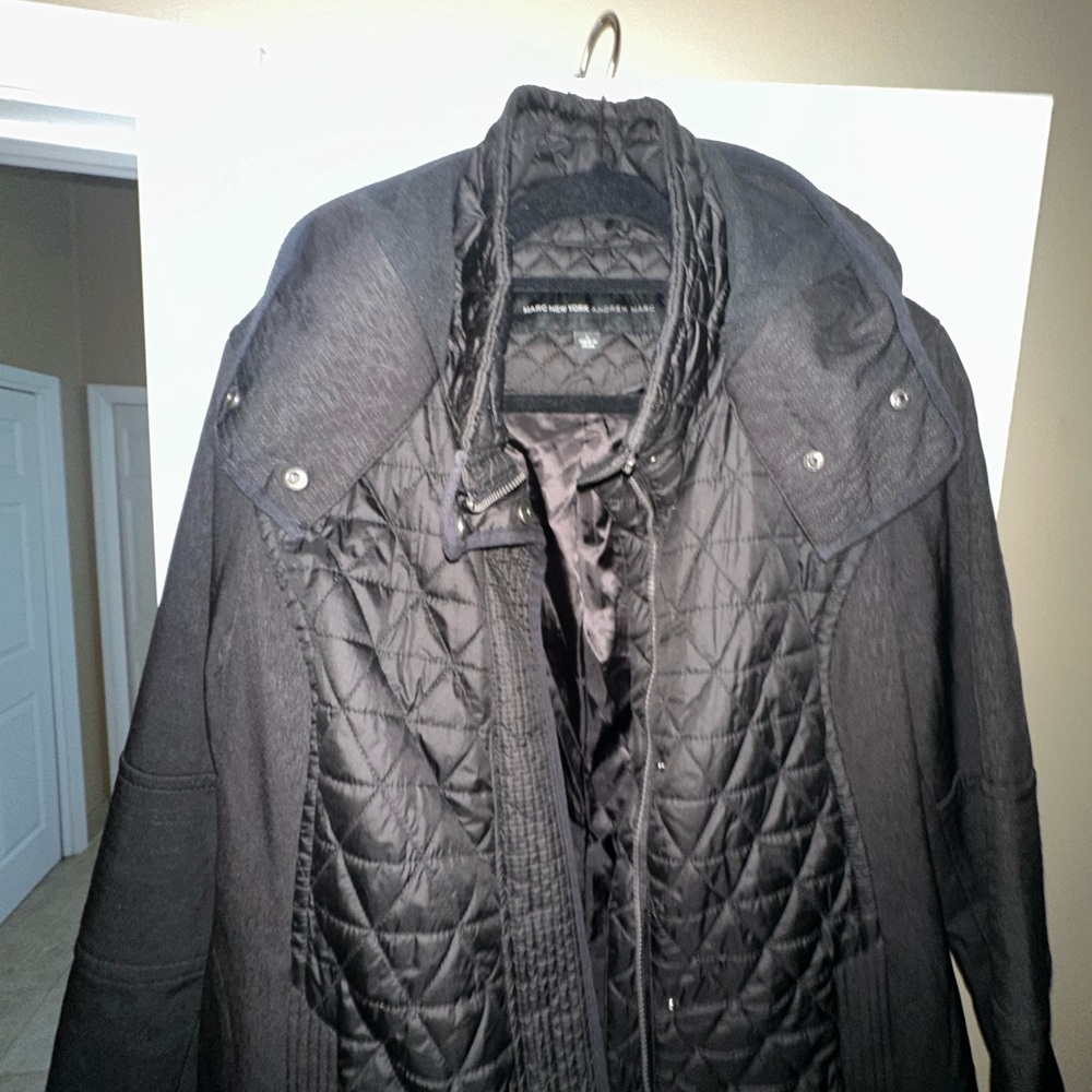 Women’s Marc New York Black Quilted Jacket - Picture 3 of 5